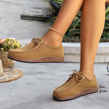 Casual Slip-On Moccasin Shoes – Arch Support & Stylish for Everyday Outings