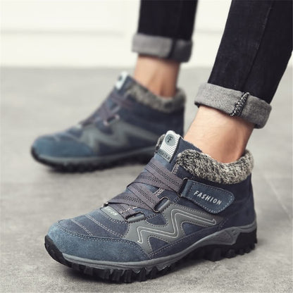 Outdoor Walking Shoes Winter Plus Velvet Warm Snow Hiking Boots