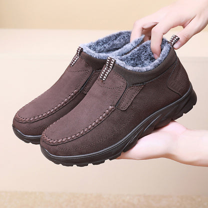 Men's Multi-layer Waterproof Merino Wool Lined Orthopedic Warm Shoes