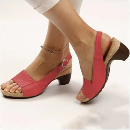 😍Last Day 60% OFF😍-Womens Comfortable Elegant Low Chunky Heel Shoes