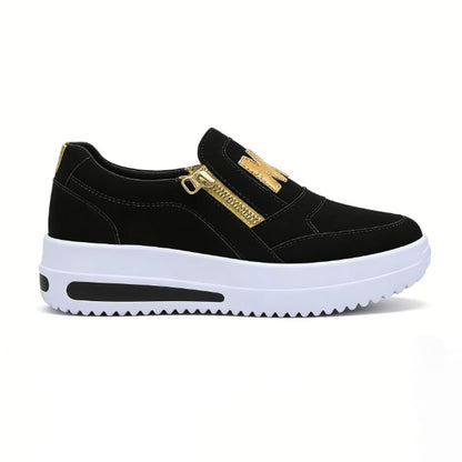 🔥49% OFF🔥Women’s Comfort Zip Slip-On Sneakers – Lightweight, Breathable & Easy Walk Design
