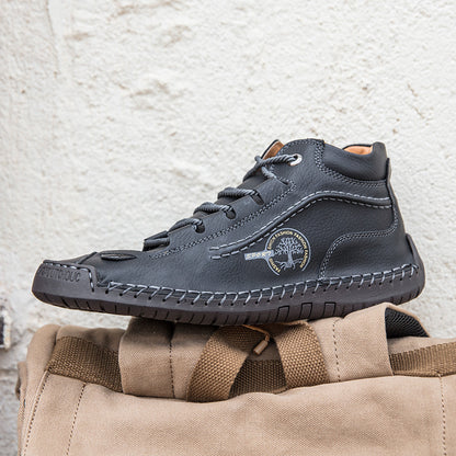 🔥Best - Selling Style🔥 Men’s Hand - Stitched Non - Slip Casual Leather Boots | Stylish & Casual