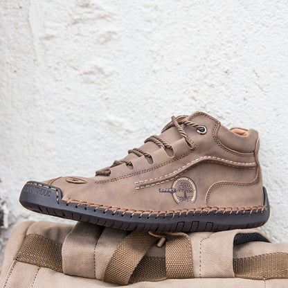 🔥Best - Selling Style🔥 Men’s Hand - Stitched Non - Slip Casual Leather Boots | Stylish & Casual