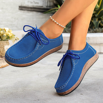 Casual Slip-On Moccasin Shoes – Arch Support & Stylish for Everyday Outings