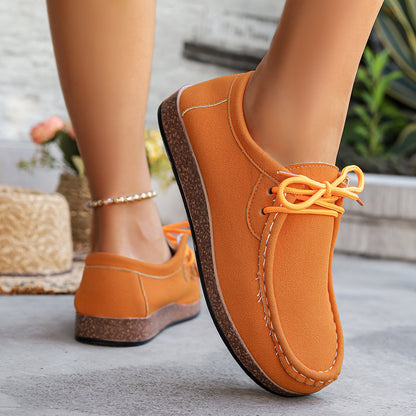 Casual Slip-On Moccasin Shoes – Arch Support & Stylish for Everyday Outings