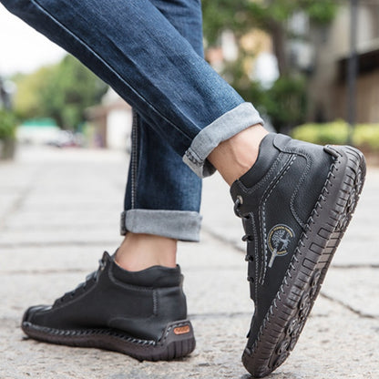 🔥Best - Selling Style🔥 Men’s Hand - Stitched Non - Slip Casual Leather Boots | Stylish & Casual