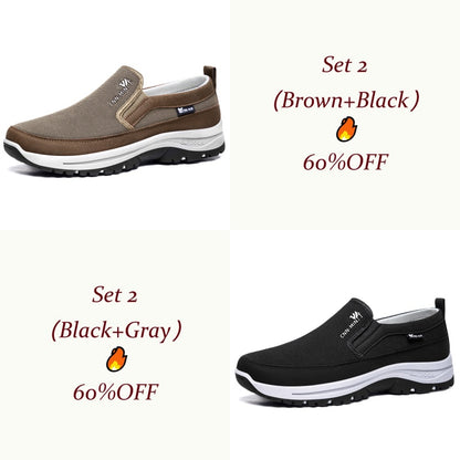 🔥New Arrivals Sale: 70% OFF💥 Men's Arch Support & Breathable and Light & Slip-On Soft-Soled, Comfortable, Orthopedic Walking Shoes
