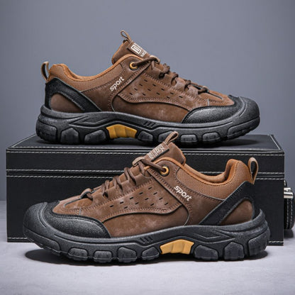 ⏰Limited Time Offer 70%🔥Men's Genuine Leather Comfort Orthopedic Walking Shoes Hiking Shoes