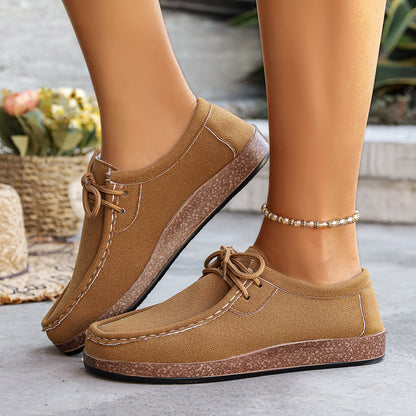 Casual Slip-On Moccasin Shoes – Arch Support & Stylish for Everyday Outings