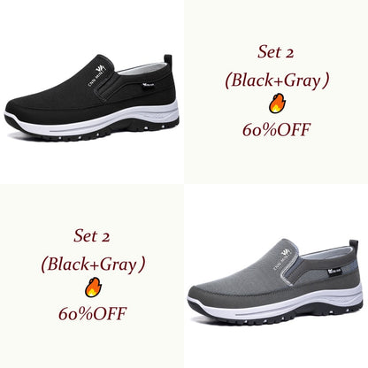 🔥New Arrivals Sale: 70% OFF💥 Men's Arch Support & Breathable and Light & Slip-On Soft-Soled, Comfortable, Orthopedic Walking Shoes
