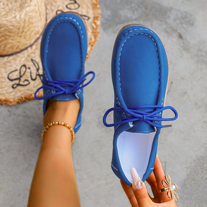 Casual Slip-On Moccasin Shoes – Arch Support & Stylish for Everyday Outings