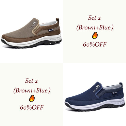 🔥New Arrivals Sale: 70% OFF💥 Men's Arch Support & Breathable and Light & Slip-On Soft-Soled, Comfortable, Orthopedic Walking Shoes