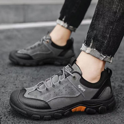 ⏰Limited Time Offer 70%🔥Men's Genuine Leather Comfort Orthopedic Walking Shoes Hiking Shoes