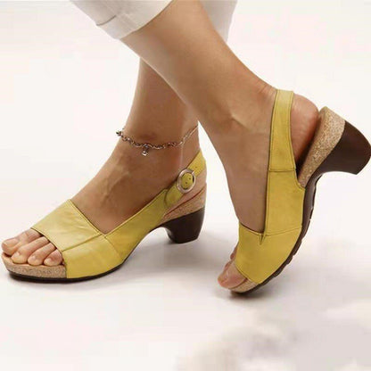 😍Last Day 60% OFF😍-Womens Comfortable Elegant Low Chunky Heel Shoes