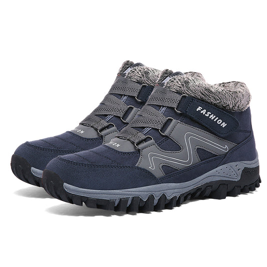 Outdoor Walking Shoes Winter Plus Velvet Warm Snow Hiking Boots