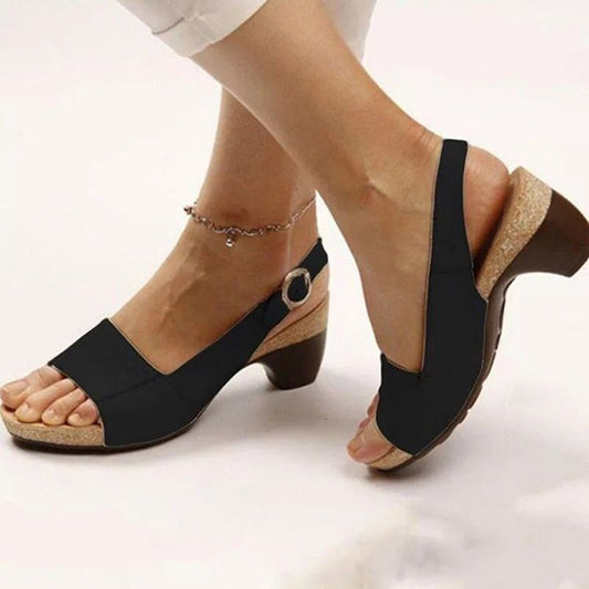 😍Last Day 60% OFF😍-Womens Comfortable Elegant Low Chunky Heel Shoes