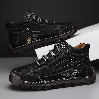 (⏰LAST DAY 70% OFF🔥)Handcrafted Men's Leather Shoes - Relieve Foot Pain