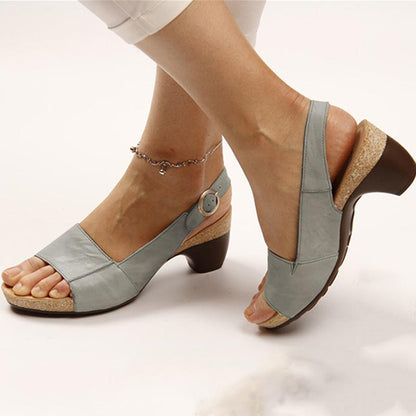 😍Last Day 60% OFF😍-Womens Comfortable Elegant Low Chunky Heel Shoes