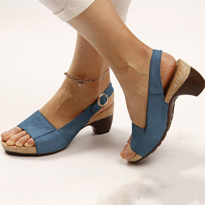 😍Last Day 60% OFF😍-Womens Comfortable Elegant Low Chunky Heel Shoes