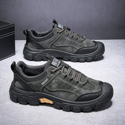 ⏰Limited Time Offer 70%🔥Men's Genuine Leather Comfort Orthopedic Walking Shoes Hiking Shoes