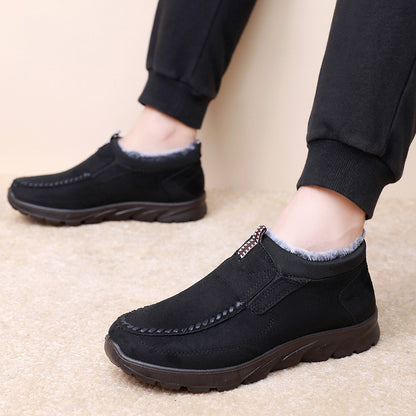 Men's Multi-layer Waterproof Merino Wool Lined Orthopedic Warm Shoes