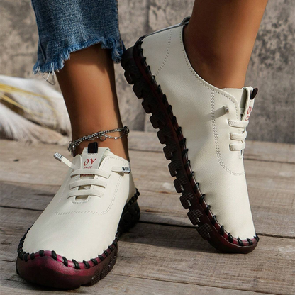 🔥Best Seller-Last Day Sale 60% OFF🔥Women's Hand-Stitched Uniqcomfy Wide Toe Box Leather Shoes