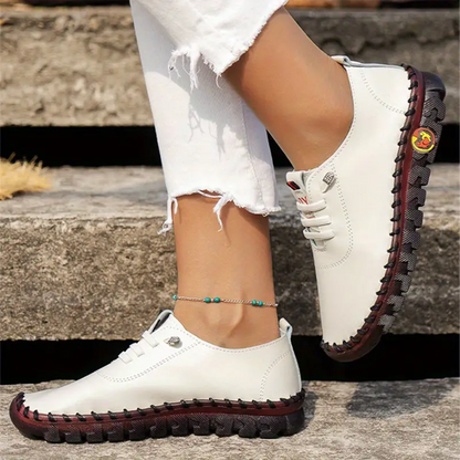 🔥Best Seller-Last Day Sale 60% OFF🔥Women's Hand-Stitched Uniqcomfy Wide Toe Box Leather Shoes