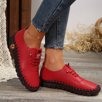 🔥Best Seller-Last Day Sale 60% OFF🔥Women's Hand-Stitched Uniqcomfy Wide Toe Box Leather Shoes