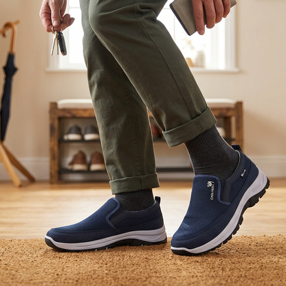 🔥New Arrivals Sale: 70% OFF💥 Men's Arch Support & Breathable and Light & Slip-On Soft-Soled, Comfortable, Orthopedic Walking Shoes