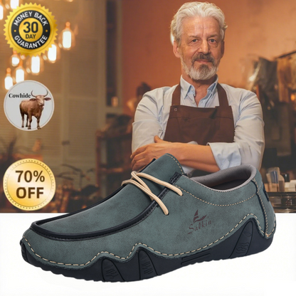 Men's Daily Lightweight Comfortable And Durable Slip-On Arch Support Orthopedic Loafers