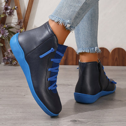 🔥Letzter-Tag-Aktion: 50 % Rabatt🔥 – Bequeme, handgefertigte Lederstiefel mit Fußstütze für Damen 