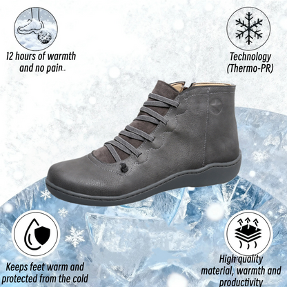 🔥Letzter-Tag-Aktion: 50 % Rabatt🔥 – Bequeme, handgefertigte Lederstiefel mit Fußstütze für Damen 