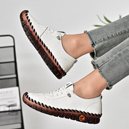 🔥Best Seller-Last Day Sale 60% OFF🔥Women's Hand-Stitched Uniqcomfy Wide Toe Box Leather Shoes