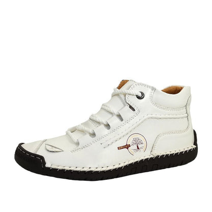 🔥Best - Selling Style🔥 Men’s Hand - Stitched Non - Slip Casual Leather Boots | Stylish & Casual