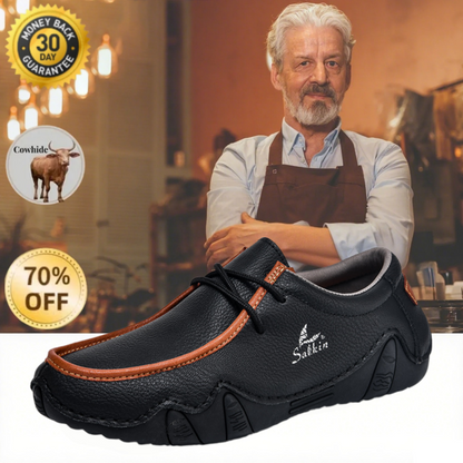 Men's Daily Lightweight Comfortable And Durable Slip-On Arch Support Orthopedic Loafers