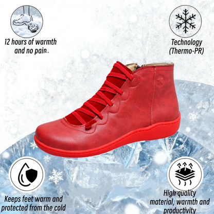 🔥Letzter-Tag-Aktion: 50 % Rabatt🔥 – Bequeme, handgefertigte Lederstiefel mit Fußstütze für Damen 