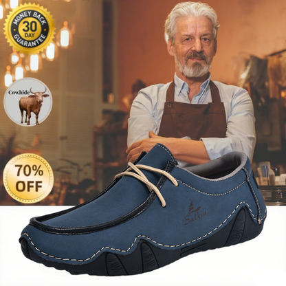 Men's Daily Lightweight Comfortable And Durable Slip-On Arch Support Orthopedic Loafers