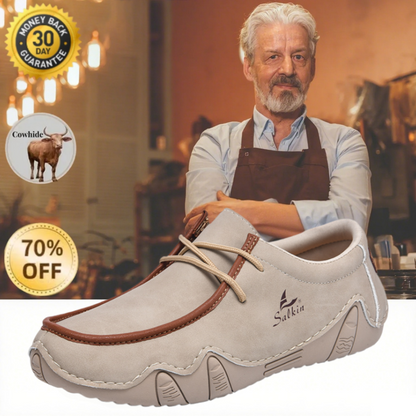 Men's Daily Lightweight Comfortable And Durable Slip-On Arch Support Orthopedic Loafers