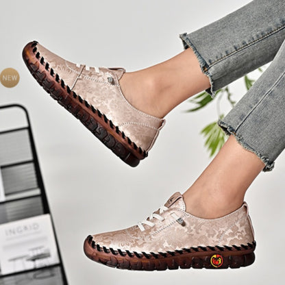 🔥Best Seller-Last Day Sale 60% OFF🔥Women's Hand-Stitched Uniqcomfy Wide Toe Box Leather Shoes