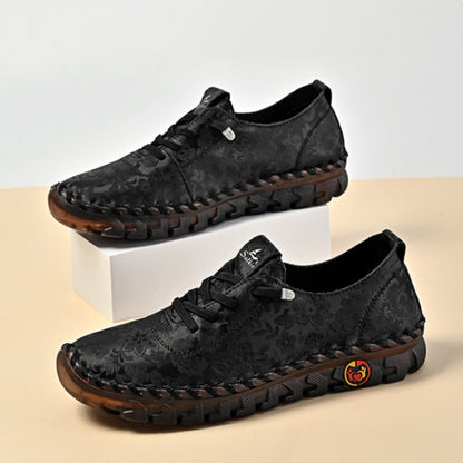 🔥Best Seller-Last Day Sale 60% OFF🔥Women's Hand-Stitched Uniqcomfy Wide Toe Box Leather Shoes