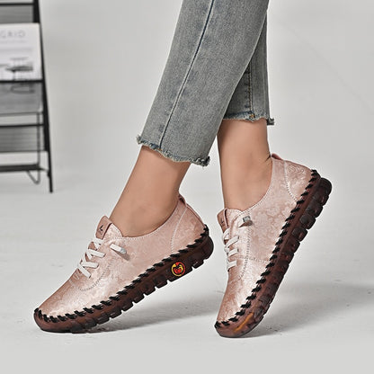 🔥Best Seller-Last Day Sale 60% OFF🔥Women's Hand-Stitched Uniqcomfy Wide Toe Box Leather Shoes