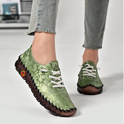 🔥Best Seller-Last Day Sale 60% OFF🔥Women's Hand-Stitched Uniqcomfy Wide Toe Box Leather Shoes