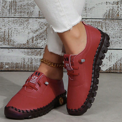 🔥Best Seller-Last Day Sale 60% OFF🔥Women's Hand-Stitched Uniqcomfy Wide Toe Box Leather Shoes