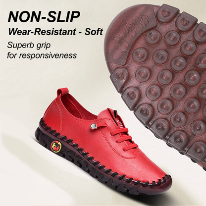 🔥Best Seller-Last Day Sale 60% OFF🔥Women's Hand-Stitched Uniqcomfy Wide Toe Box Leather Shoes