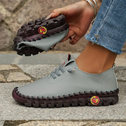 🔥Best Seller-Last Day Sale 60% OFF🔥Women's Hand-Stitched Uniqcomfy Wide Toe Box Leather Shoes