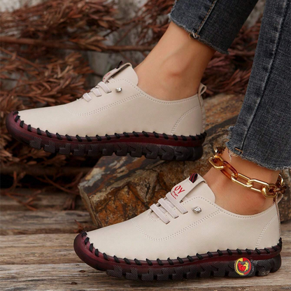 🔥Best Seller-Last Day Sale 60% OFF🔥Women's Hand-Stitched Uniqcomfy Wide Toe Box Leather Shoes