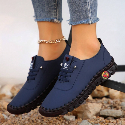 🔥Best Seller-Last Day Sale 60% OFF🔥Women's Hand-Stitched Uniqcomfy Wide Toe Box Leather Shoes