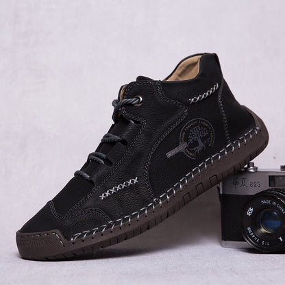 ⏰ Limited Time Deal – 70% Off! Men's & Women’s Vintage Hand-Stitched Comfortable & Soft Leather Shoes