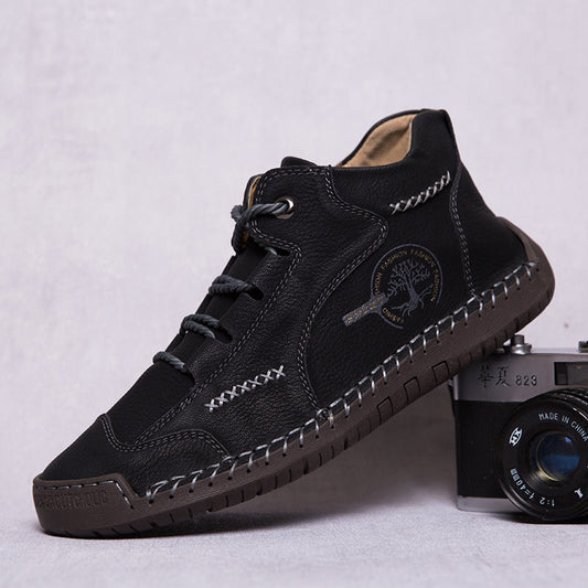 ⏰ Limited Time Deal – 70% Off! Men's & Women’s Vintage Hand-Stitched Comfortable & Soft Leather Shoes