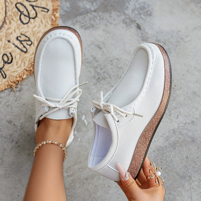 Casual Slip-On Moccasin Shoes – Arch Support & Stylish for Everyday Outings